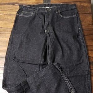 Mens black denim jeans